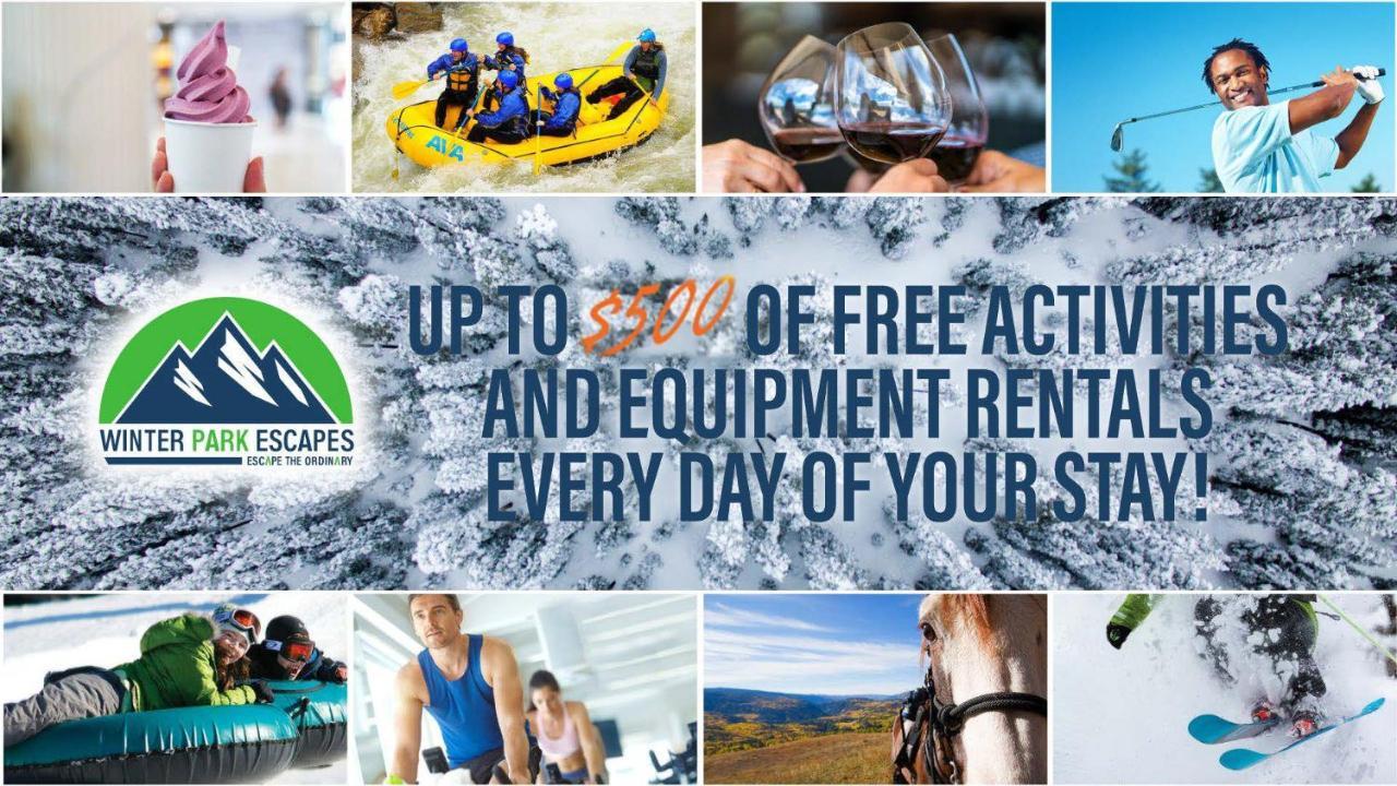 Slopeside Luxury Villa #136 With Fantastic Ski Views - 500 Dollars Of Free Activities & Equipment Rentals Daily Winter Park Kültér fotó